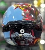 Shiro Fighter Angel vs Demon Full Face Kask