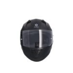 Shiro Full Face Blaster Solid Mat Siyah Güneş Gözlüklü Kask - Görsel 3