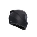 Shiro Full Face Blaster Solid Mat Siyah Güneş Gözlüklü Kask - Görsel 6