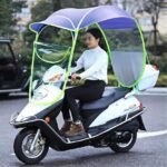 Motosiklet Şemsiyesi Yağmurluk Çadır Güneşlik - Görsel 3