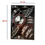 Kurukafa Yapıştırma Sticker Büyük Boy 31X46 cm - Görsel 2