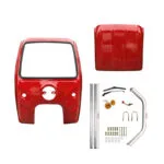 Treeporter Üç Teker Motor Kabini Komple Set Kırmızı
