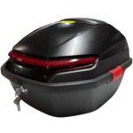 Motor Arka Bagaj Çantası 35 LT Led Sinyal ve Stoplu Piano Black