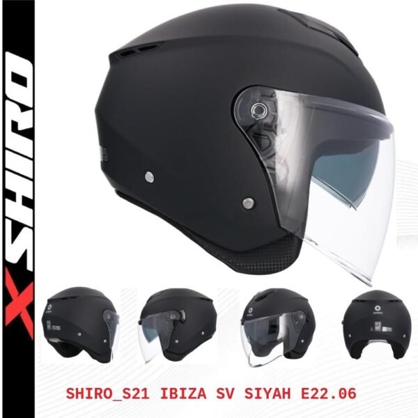 Shiro Ibiza Yarım M.C Siyah