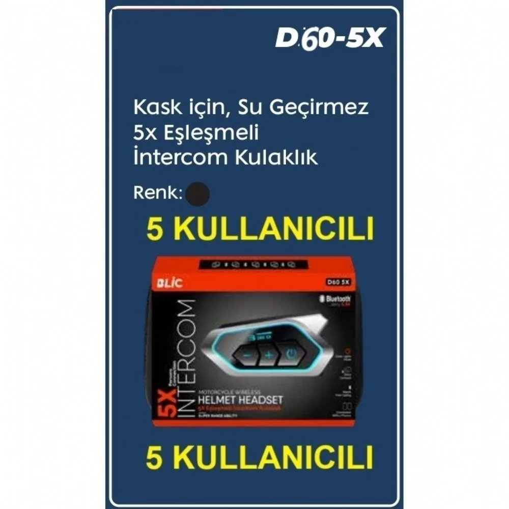 intercom-d60-5x-5-hat-p-7059 İNTERCOM D60-5X /5 HAT - Görsel 1