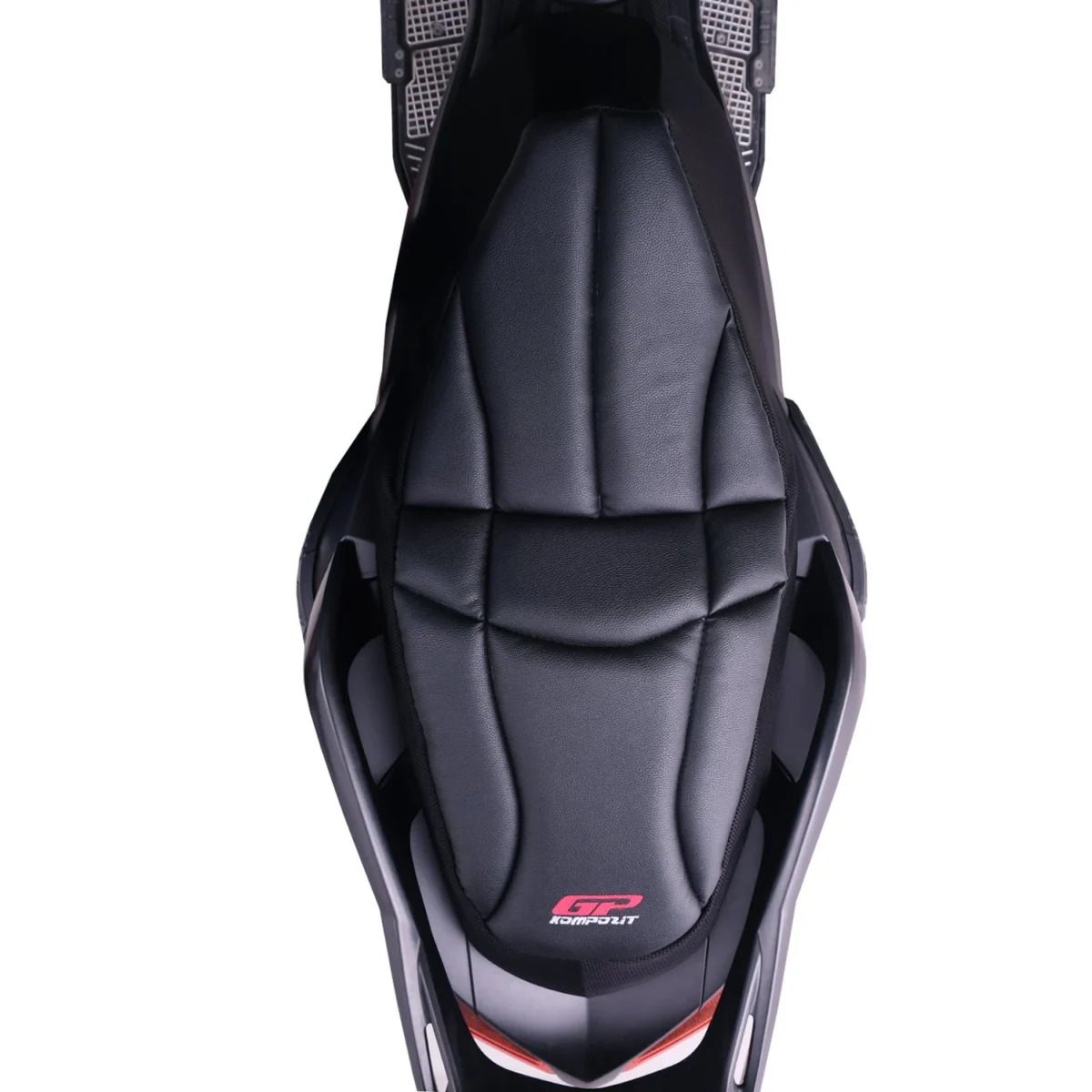 Yamaha XMAX 250-400 2018-2024 Uyumlu Fileli Motosiklet Konfor Sele Kılıfı Siyah - Görsel 3