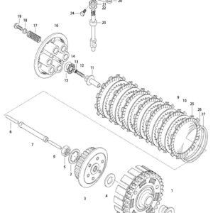 Hyosung Atv 450 cc Debriyaj Komple Ymm003A31A31013