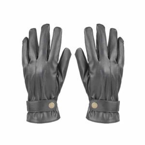 Erkek Suni Deri Eldiven Polarlı K202