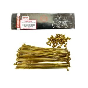 Jant Teli ve Nipeli Gold Renk Boncuklu 4mm X 180mm