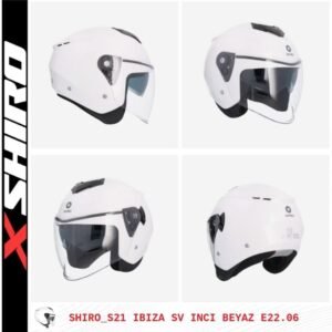 Shiro Ibiza Yarım M.C Beyaz