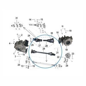 Keeway Atv 300 Gtx Ön Şaft Tahrik Mili