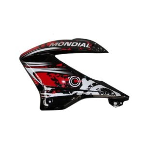 Mondial X-Treme Max Depo Yan Grenaj Kapak Sol Siyah