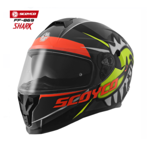 Scoyco Motosiklet Kaskı 869 Shark Tam Kapalı