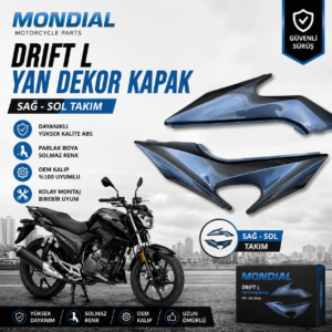 Mondial Drift 125 L Sele Altı Yan Karenaj Dekoratif Kapak Takımı
